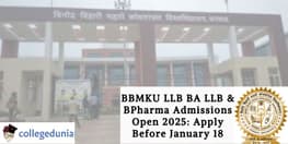 BBMKU LLB BA LLB and BPharma Admissions Open 2025 Apply Before January 18